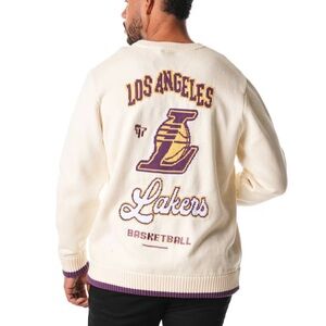 Free People x Wild Collective Los Angeles Lakers graphic sweater unisex size L